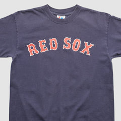 Boston Red Sox Majestic 2000s T-shirt - Navy Vintage