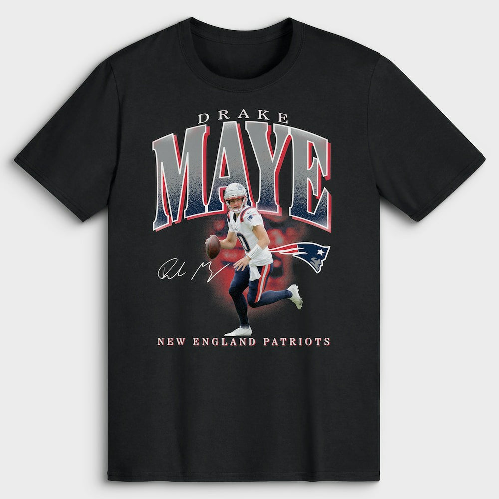 NFL New England Patriots Drake Maye  Player Hype T-Shirt