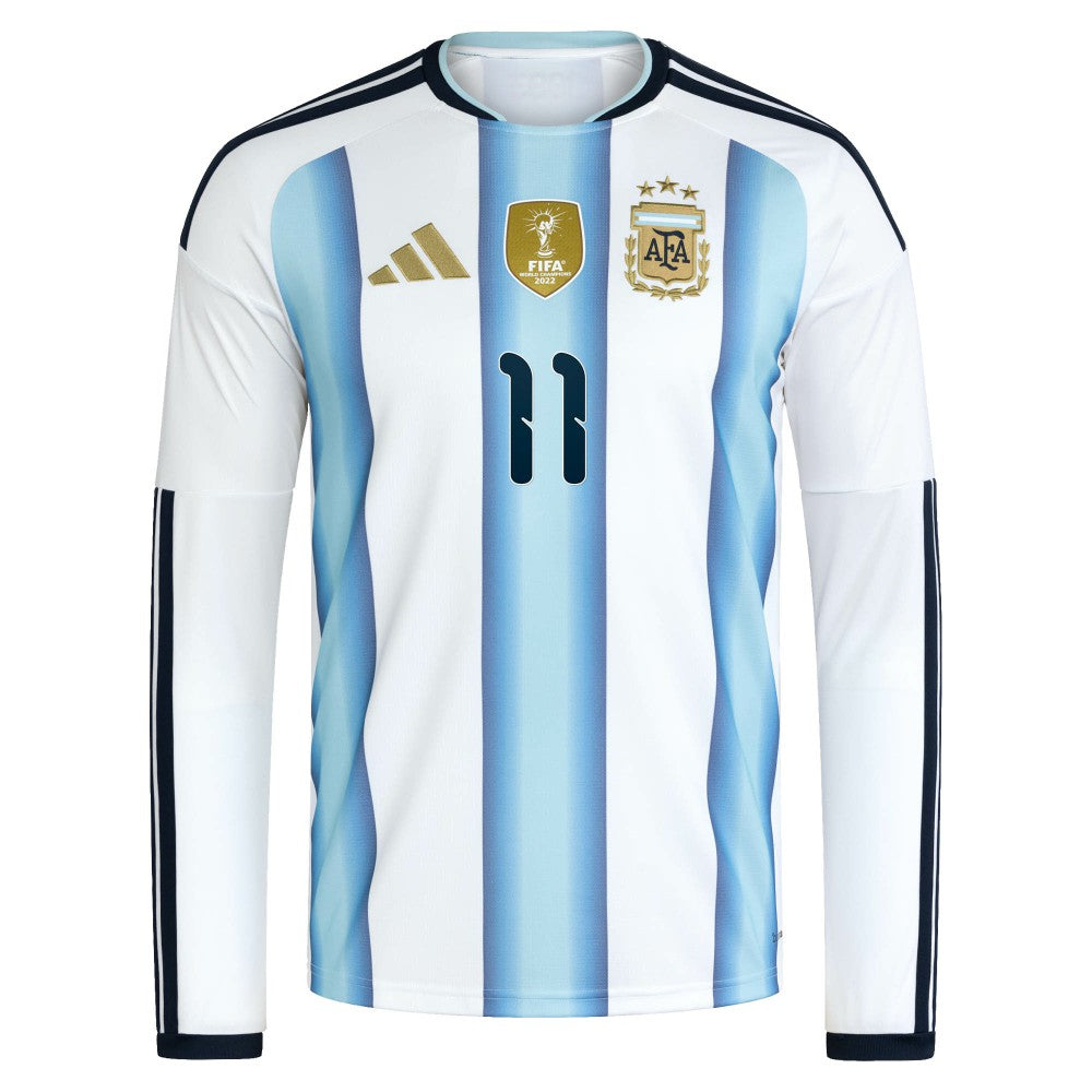Angel Di Maria Argentina National Team 2026 Home Replica Long Sleeve Jersey / Soccer For sale