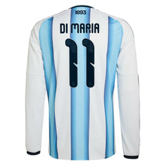 Angel Di Maria Argentina National Team 2026 Home Replica Long Sleeve Jersey / Soccer For sale