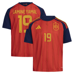 Lamine Yamal Spain National Team Youth 2026 Home Replica Jersey / Soccer New