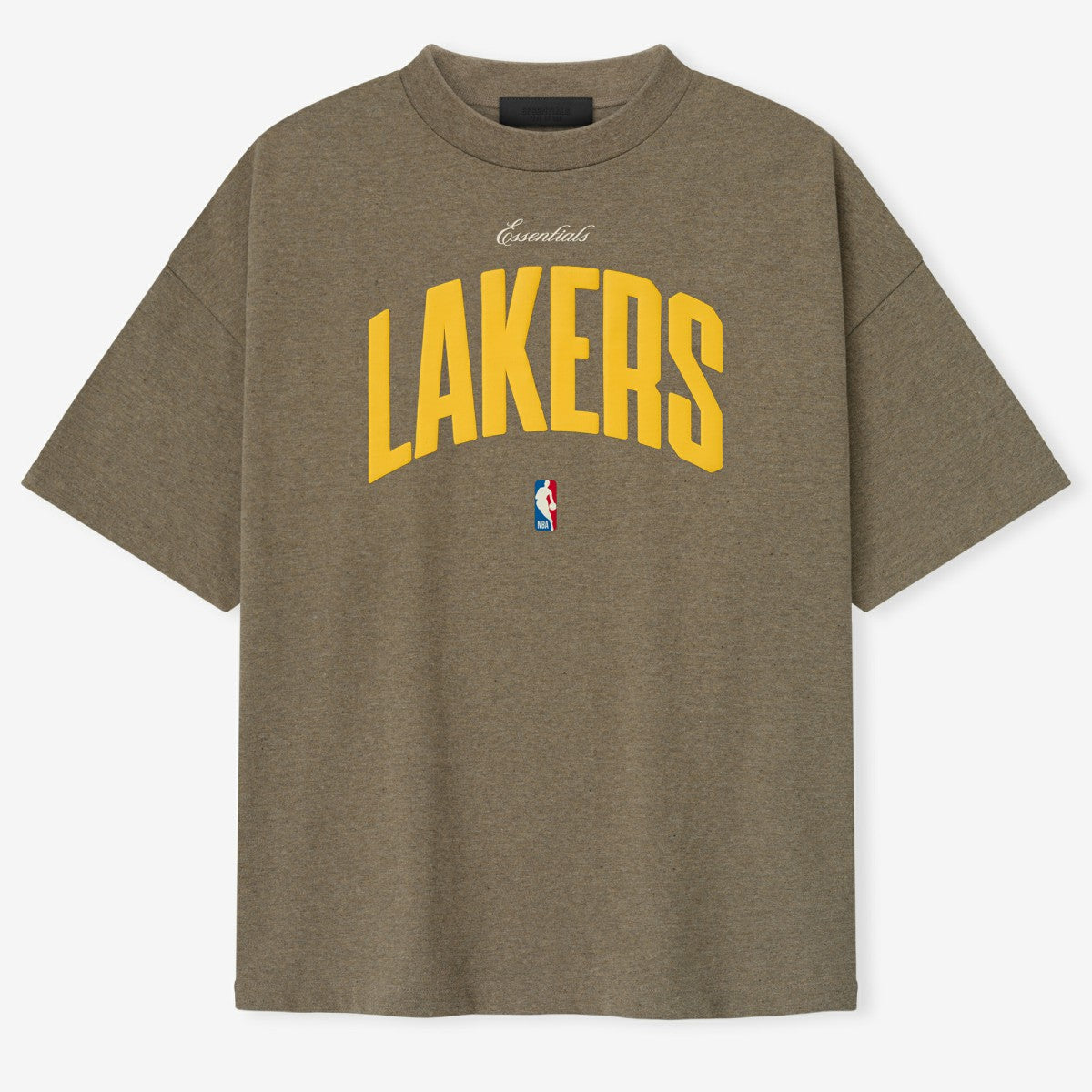 Los Angeles Lakers Fear of God x NBA Unisex 90's T-Shirt - Heather Gray for sale