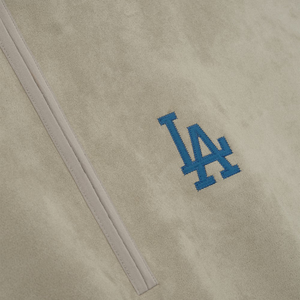Los Angeles Dodgers Fear of God x MLB Unisex Modern Suede Half-Zip Jacket - Gray