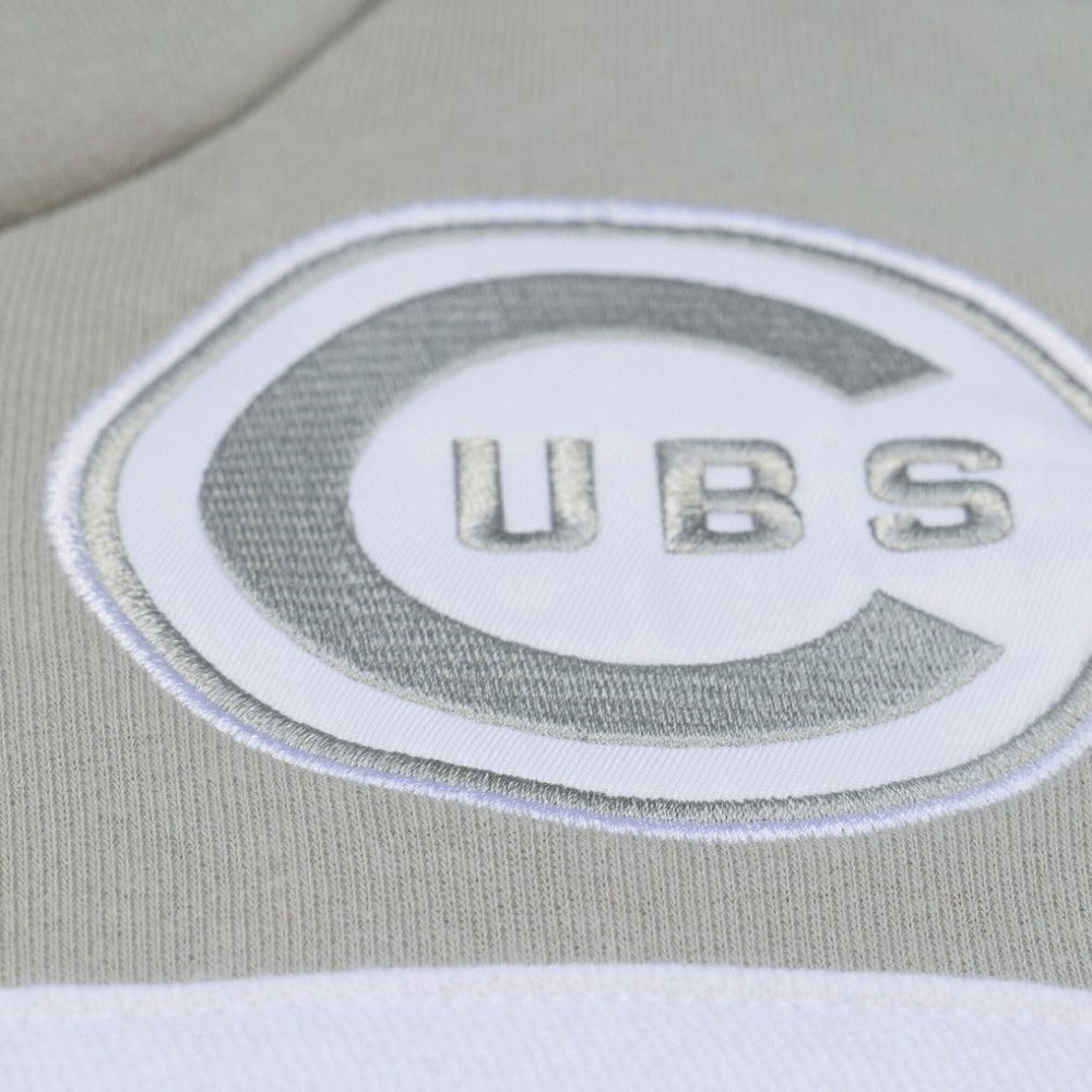 Chicago Cubs Cooperstown Collection Thunderstorm Head Coach Hoodie - Gray | Mitchell & Ness