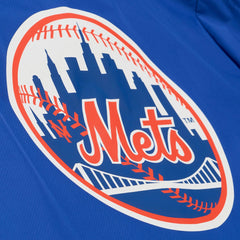 New York Mets Full-Snap Hooded Coaches Jacket - Royal | Mitchell & Ness