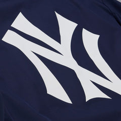 New York Yankees Full-Snap Hooded Coaches Jacket - Navy | Mitchell & Ness