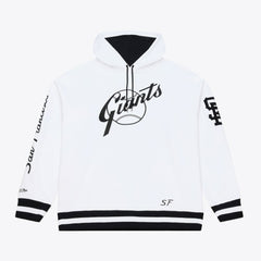 San Francisco Giants Cooperstown Collection Fleece Hoodie - White | Mitchell & Ness
