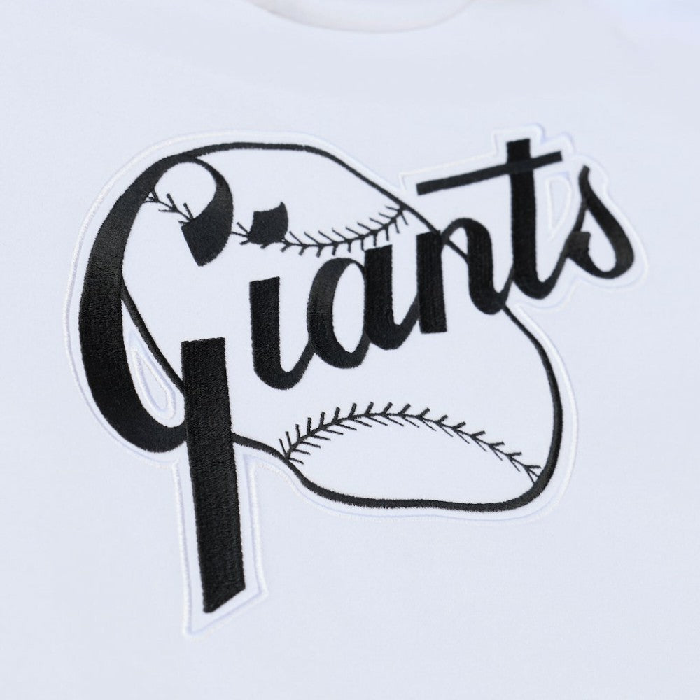 San Francisco Giants Cooperstown Collection Fleece Hoodie - White | Mitchell & Ness