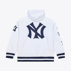 New York Yankees Cooperstown Collection Fleece Hoodie - White | Mitchell & Ness