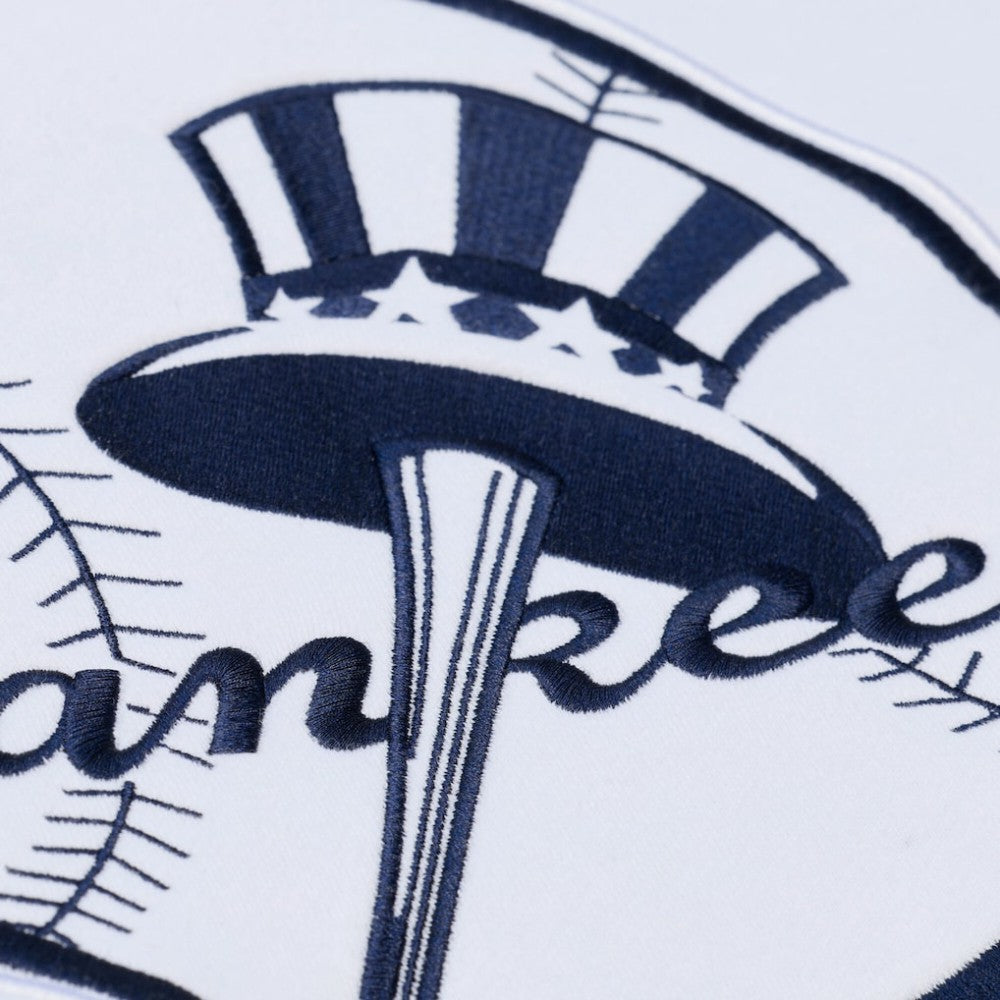 New York Yankees Cooperstown Collection Fleece Hoodie - White | Mitchell & Ness