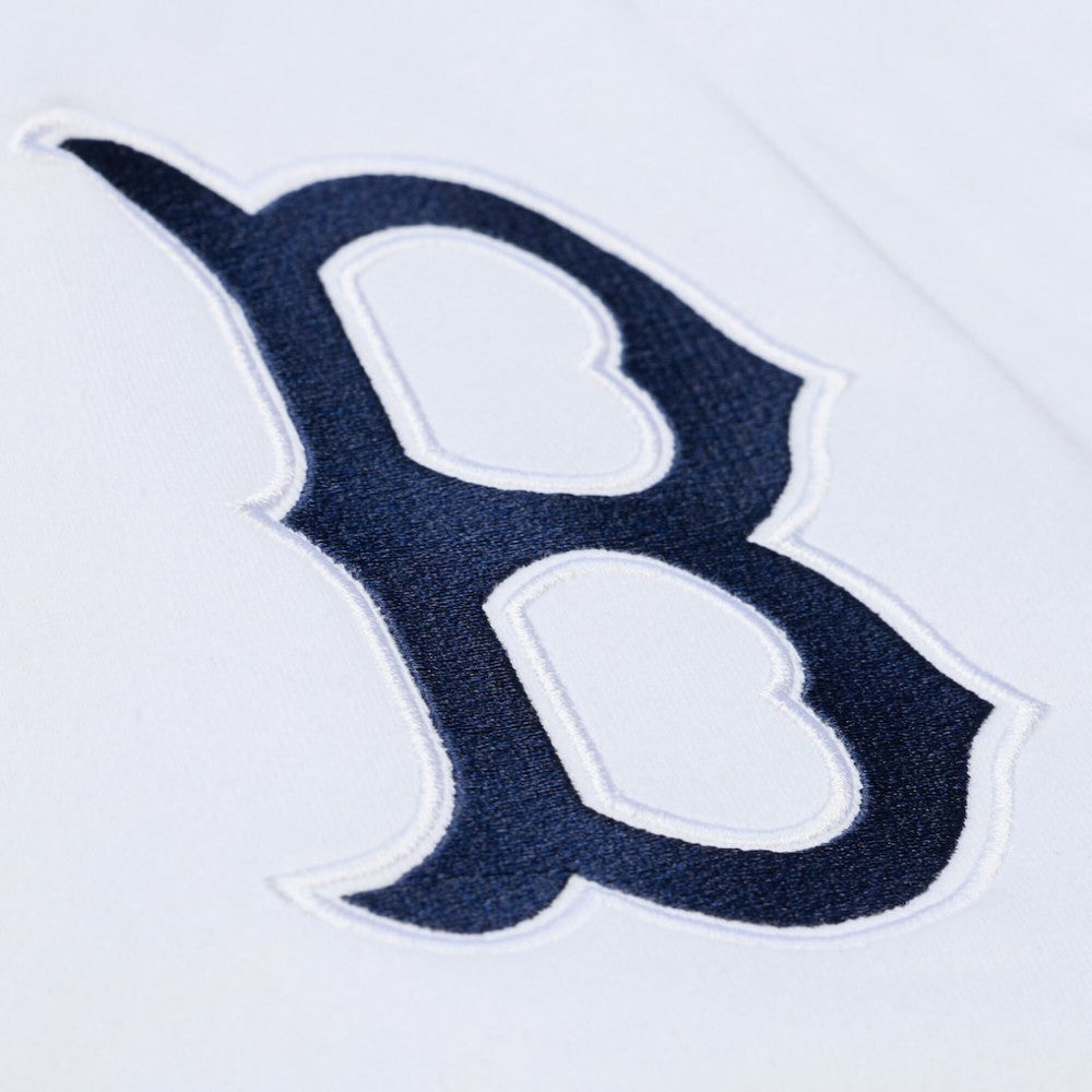 Boston Red Sox Cooperstown Collection Fleece Hoodie - White | Mitchell & Ness