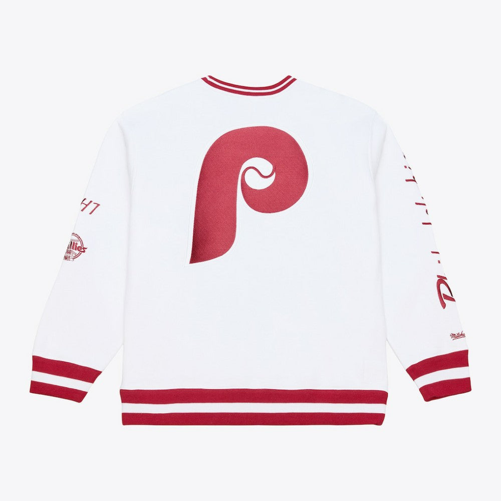 Philadelphia Phillies Arctic Fleece Sweatshirt - White | Mitchell & Ness