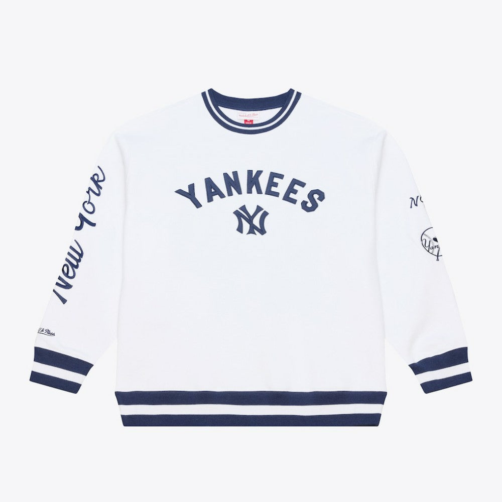 New York Yankees Arctic Fleece Sweatshirt - White | Mitchell & Ness