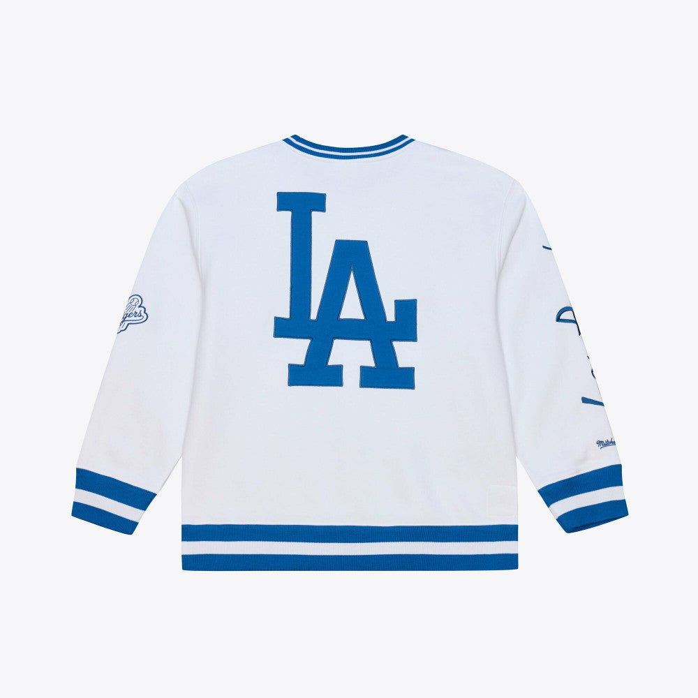 Los Angeles Dodgers Arctic Fleece Sweatshirt - White | Mitchell & Ness