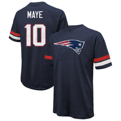 NFL New England Patriots Drake Maye  Majestic Threads Oversized T-Shirt