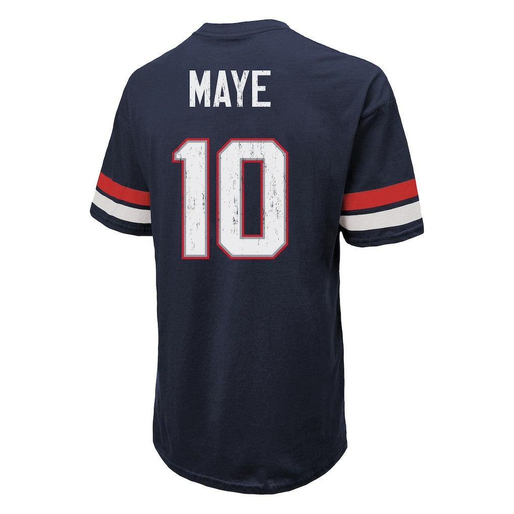 NFL New England Patriots Drake Maye  Majestic Threads Oversized T-Shirt