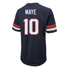 NFL New England Patriots Drake Maye  Majestic Threads Oversized T-Shirt