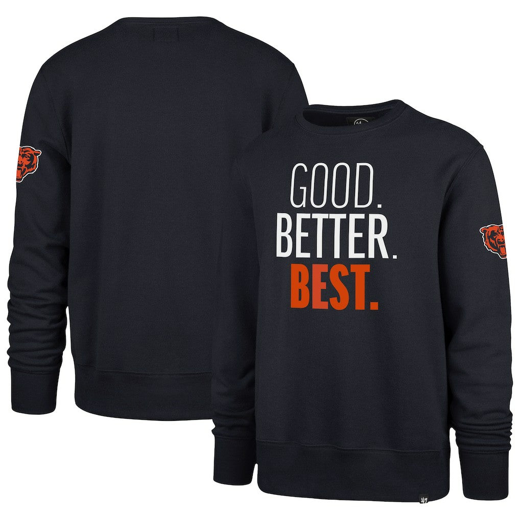 NFL Chicago Bears '47 Good. Better. Best. Headline Sweatshirt