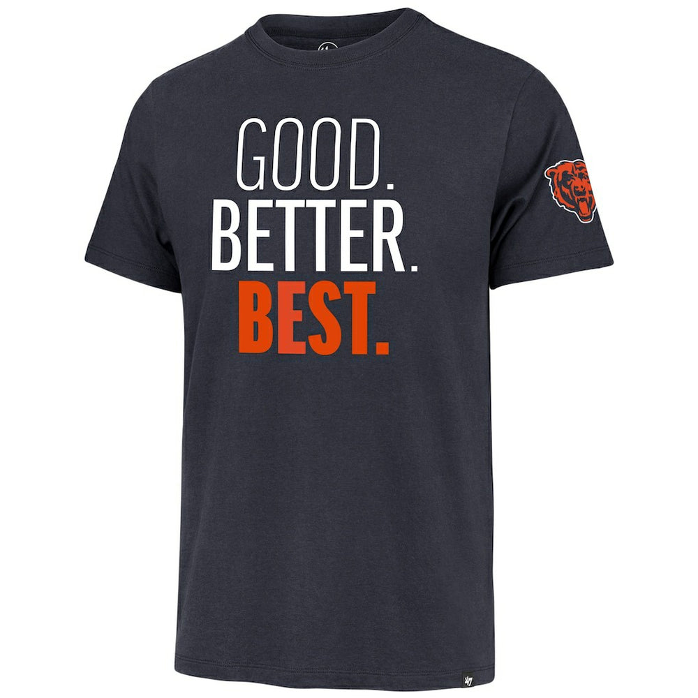 NFL Chicago Bears '47 Good. Better. Best. Franklin T-Shirt