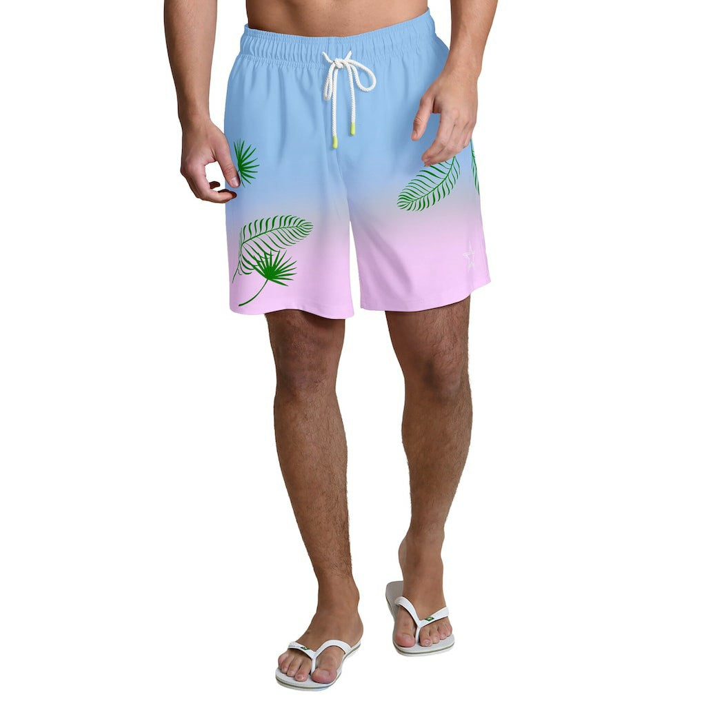 NFL Dallas Cowboys Margaritaville Sunset On The Beach Swim Shorts