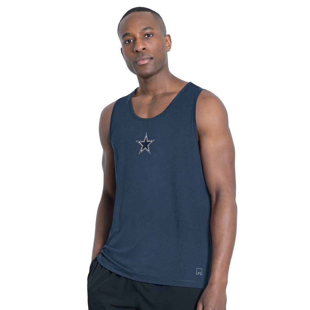 NFL Dallas Cowboys MSX by Michael Strahan Energy Scoop Neck Tank Top