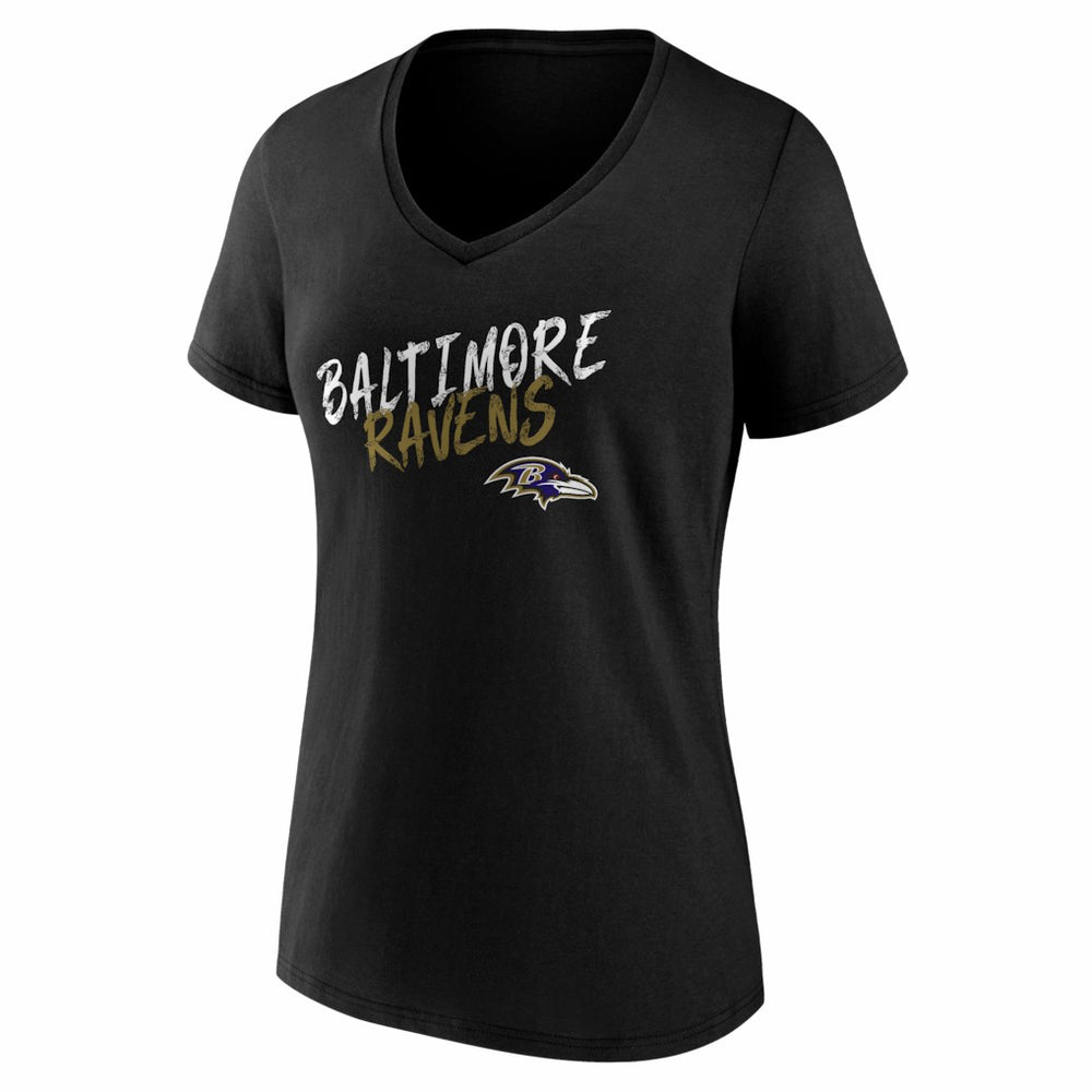 NFL Baltimore Ravens Women's Hustle V-Neck T-Shirt