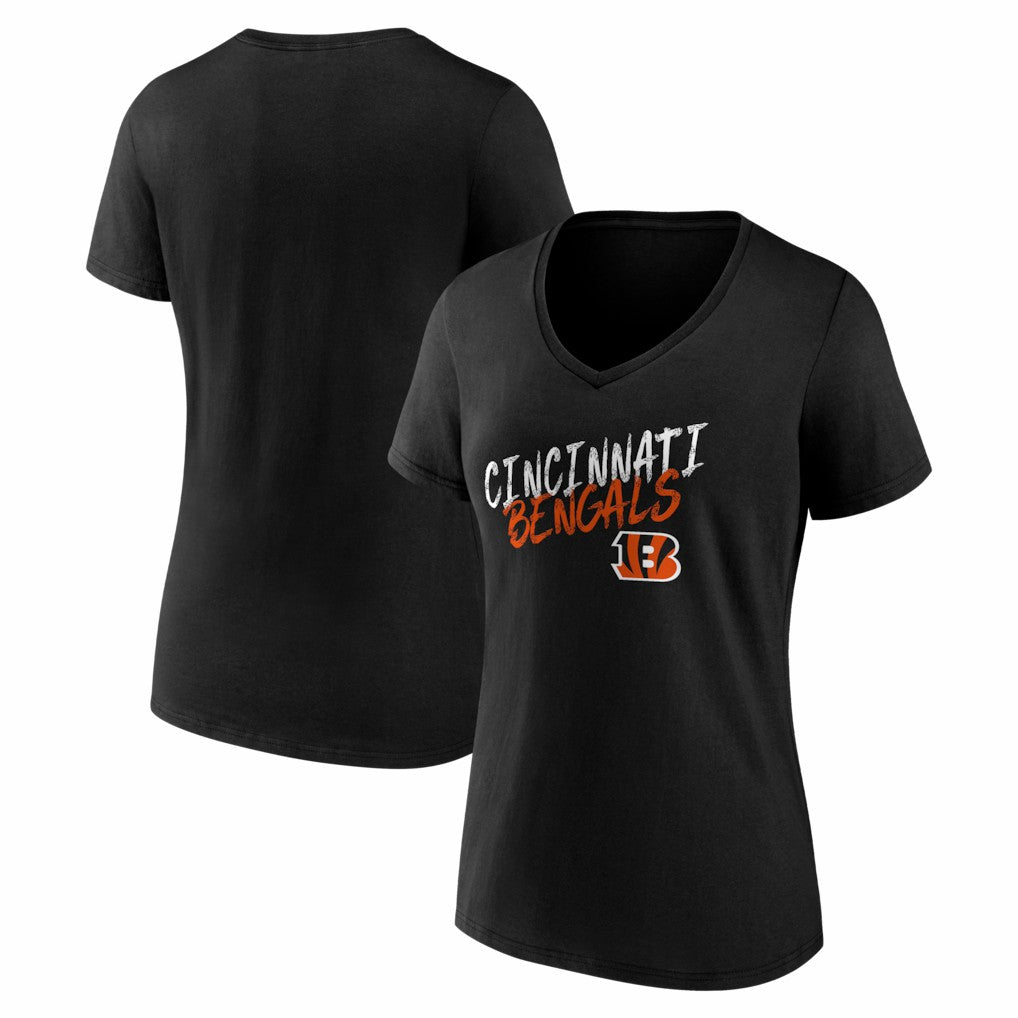 NFL Cincinnati Bengals Women's Hustle V-Neck T-Shirt