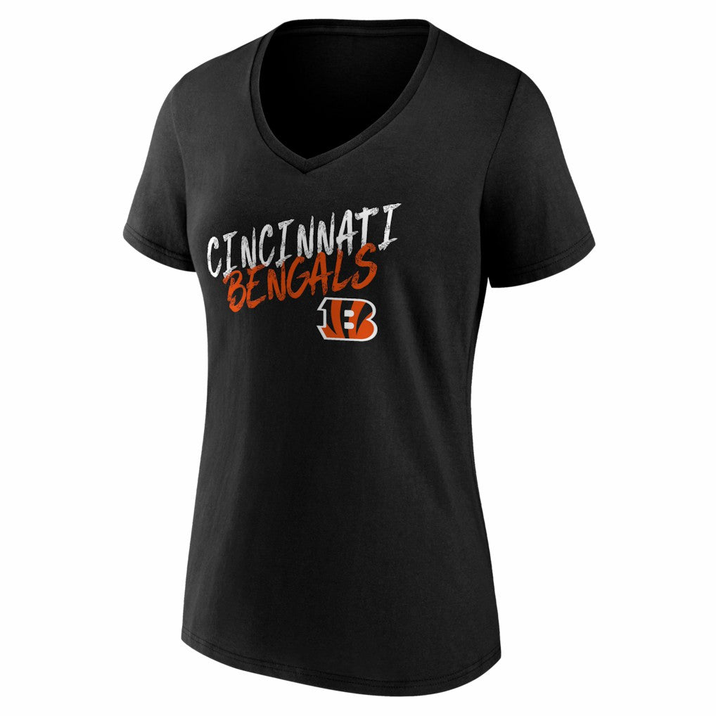 NFL Cincinnati Bengals Women's Hustle V-Neck T-Shirt