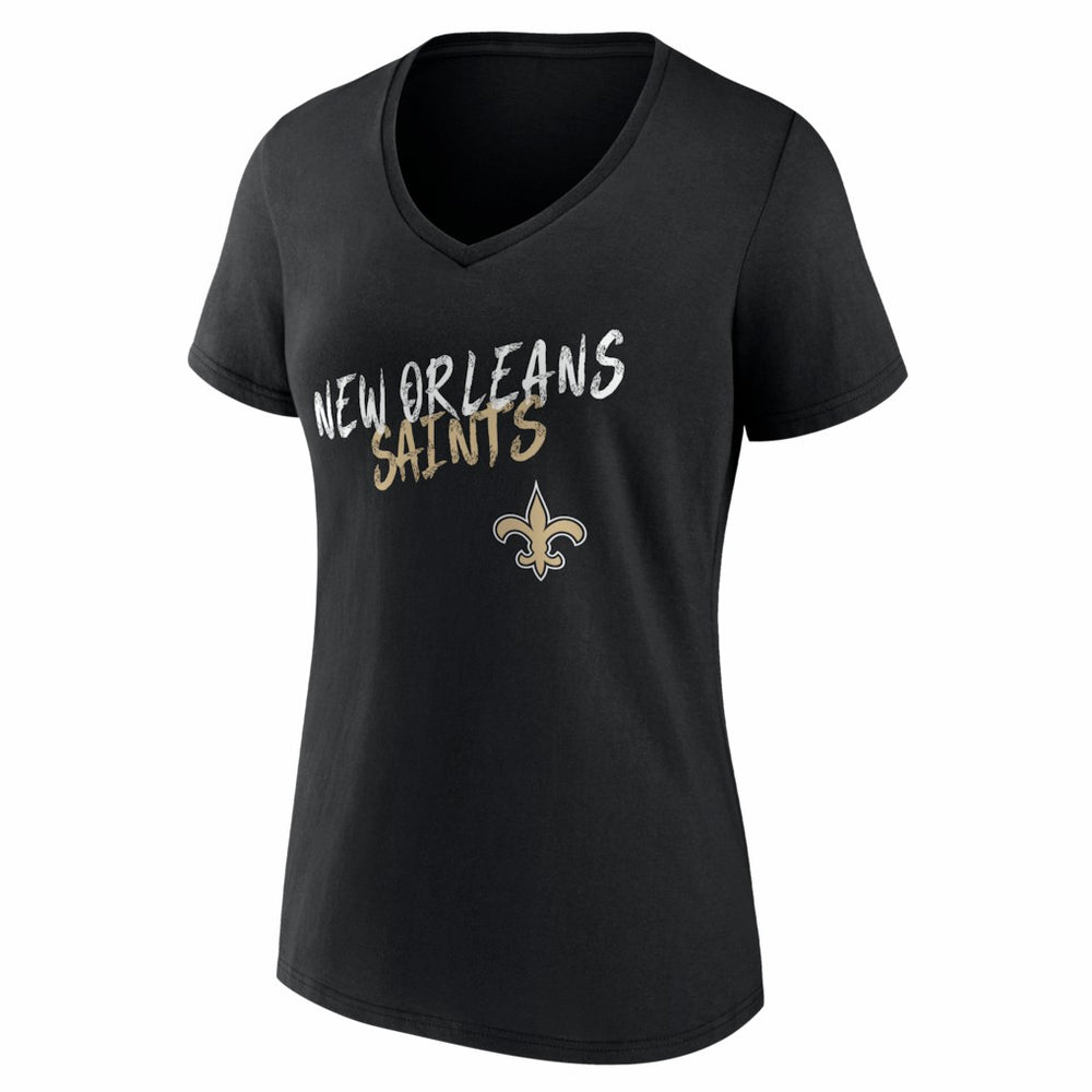 NFL New Orleans Saints Women's Hustle V-Neck T-Shirt