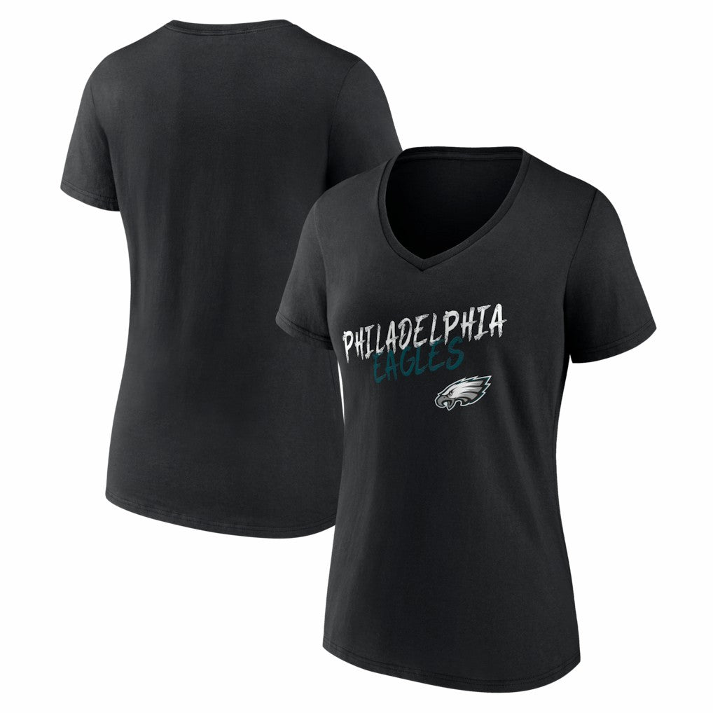NFL Philadelphia Eagles Women's Hustle V-Neck T-Shirt