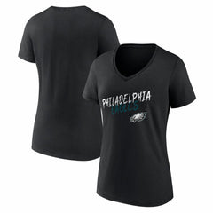 NFL Philadelphia Eagles Women's Hustle V-Neck T-Shirt