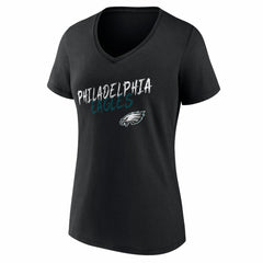 NFL Philadelphia Eagles Women's Hustle V-Neck T-Shirt