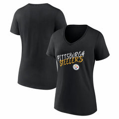 NFL Pittsburgh Steelers Women's Hustle V-Neck T-Shirt