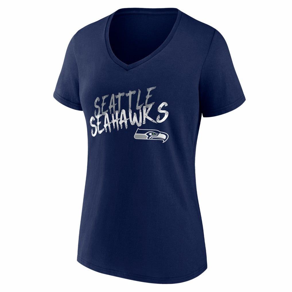 NFL Seattle Seahawks Women's Hustle V-Neck T-Shirt