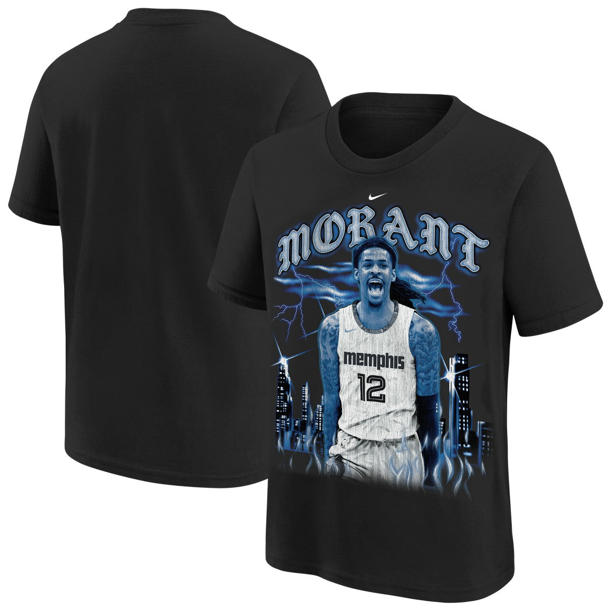 Ja Morant Memphis Grizzlies Youth City Edition Player T-Shirt - Black | Nike discount