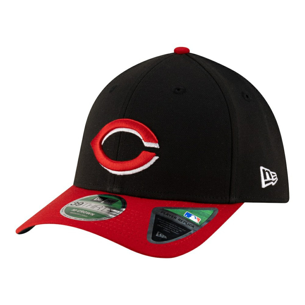 Cincinnati Reds Player Replica 39THIRTY M-Crown Flex Hat - Black | New Era