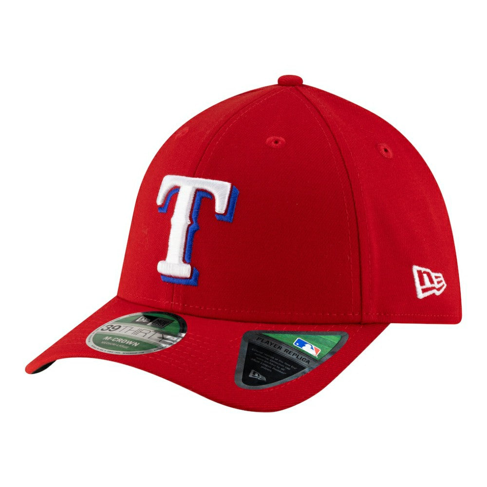 Texas Rangers Player Replica 39THIRTY M-Crown Flex Hat - Red | New Era