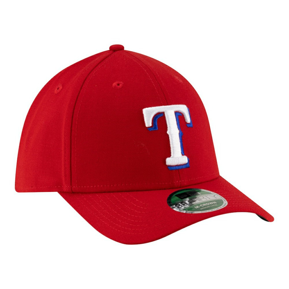 Texas Rangers Player Replica 39THIRTY M-Crown Flex Hat - Red | New Era