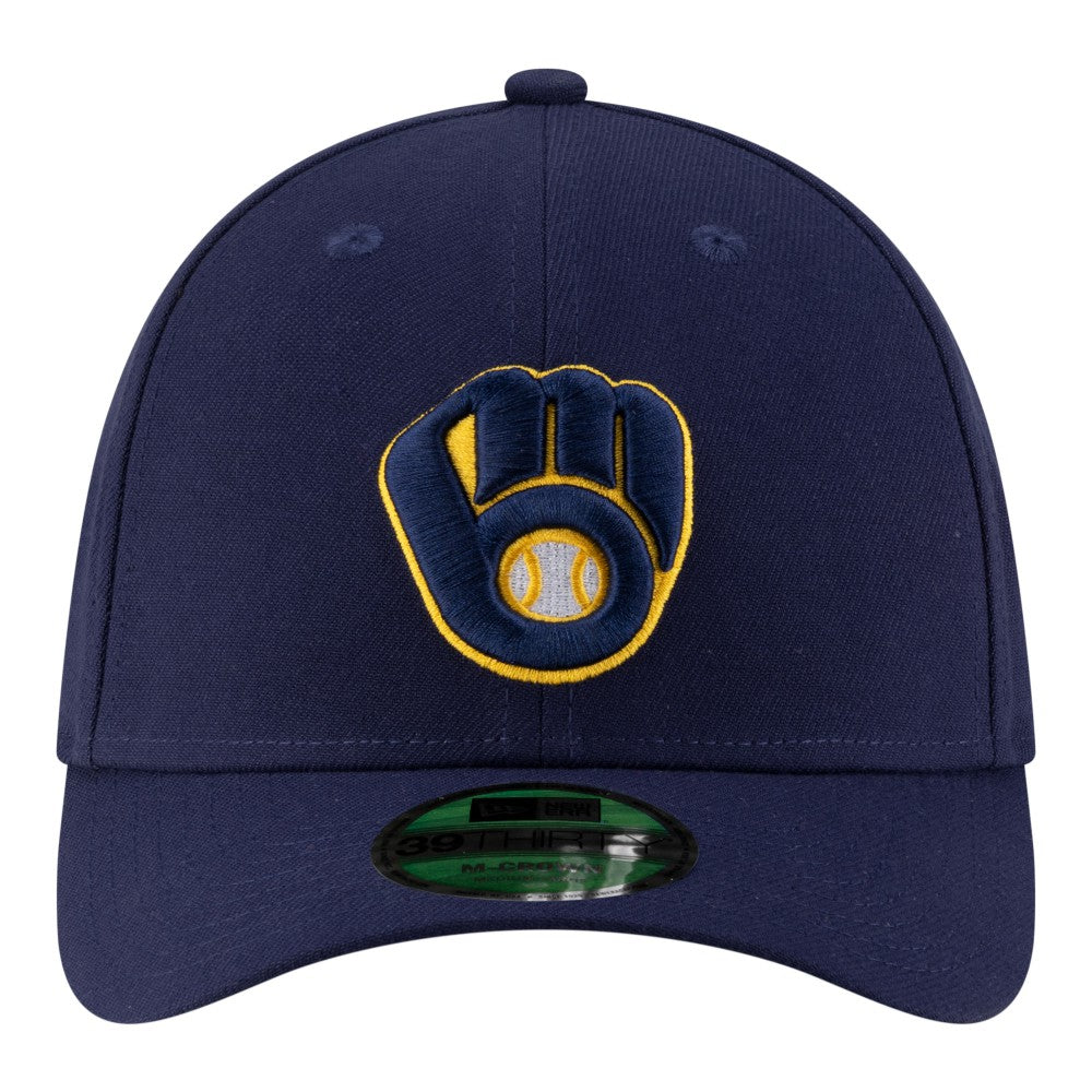 Milwaukee Brewers Player Replica 39THIRTY M-Crown Flex Hat - Navy | New Era