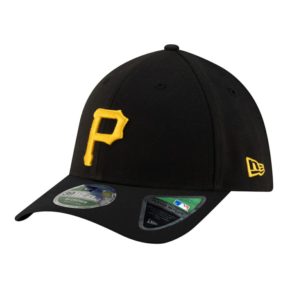 Pittsburgh Pirates Player Replica 39THIRTY M-Crown Flex Hat - Black | New Era