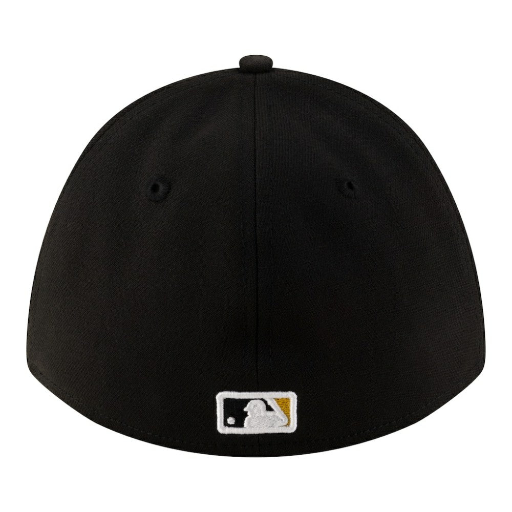 Pittsburgh Pirates Alternate Player Replica 39THIRTY M-Crown Flex Hat - Black | New Era