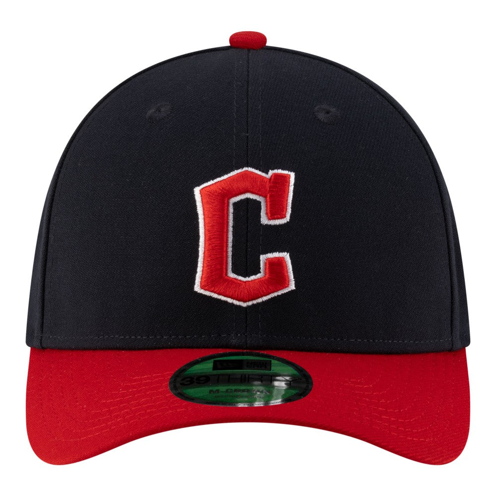 Cleveland Guardians Player Replica 39THIRTY M-Crown Flex Hat - Navy | New Era