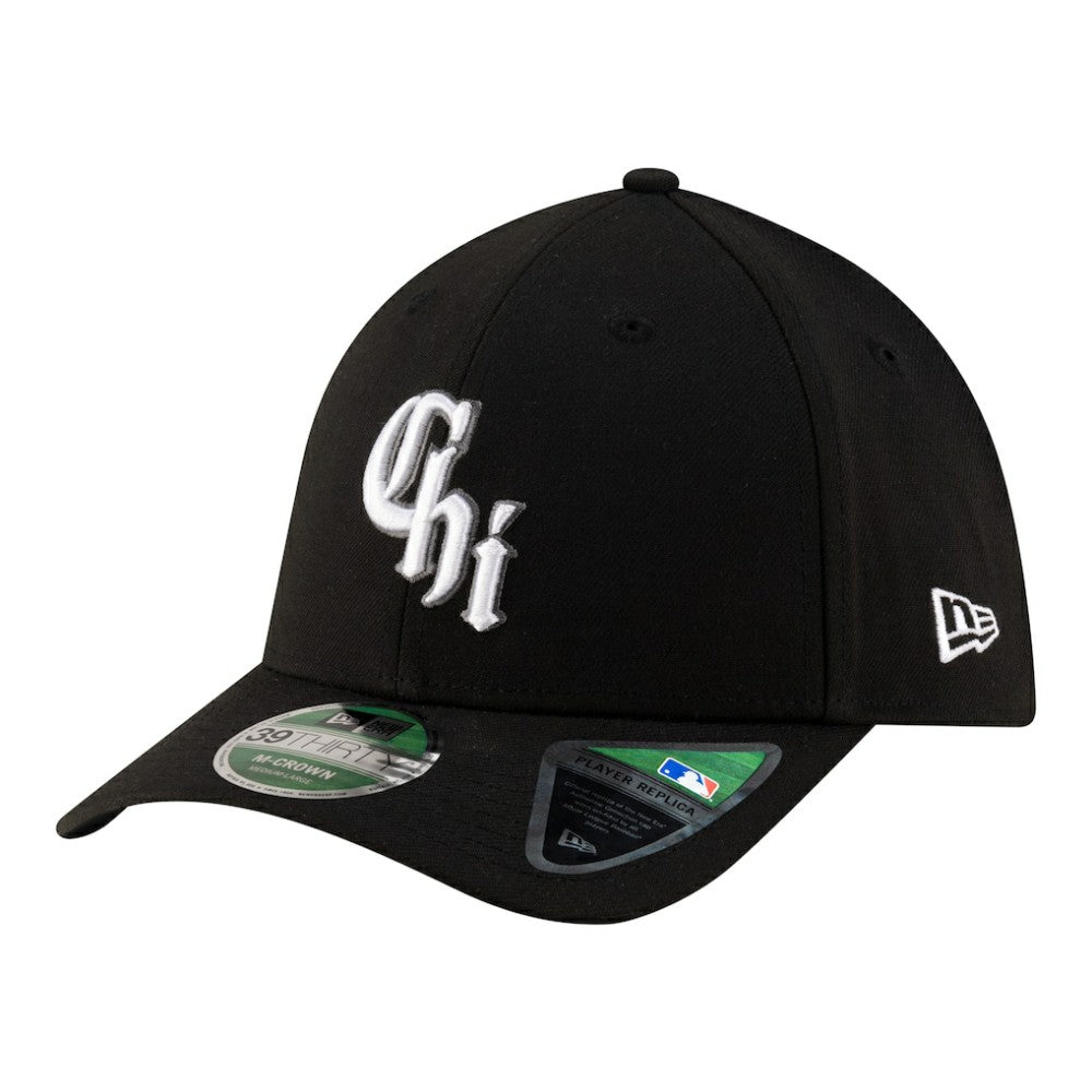 Chicago White Sox Alternate Player Replica 39THIRTY M-Crown Flex Hat - Black | New Era