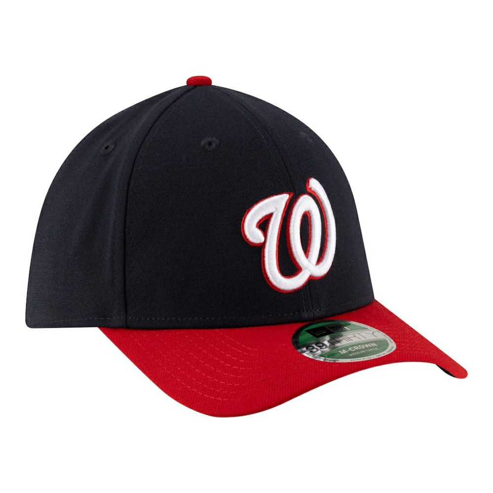 Washington Nationals Player Replica 39THIRTY M-Crown Flex Hat - Black | New Era