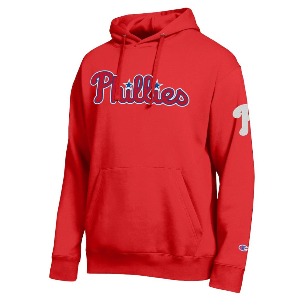 Philadelphia Phillies Champion All Star Wordmark Hoodie - Red
