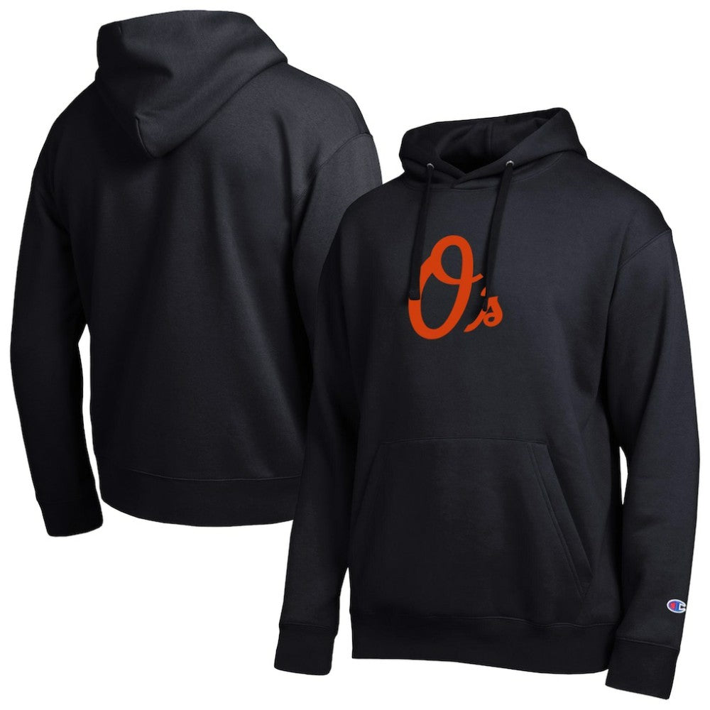 Baltimore Orioles Champion All Star Embroidered Logo Hoodie - Black