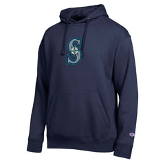 Seattle Mariners Champion All Star Embroidered Logo Hoodie - Navy