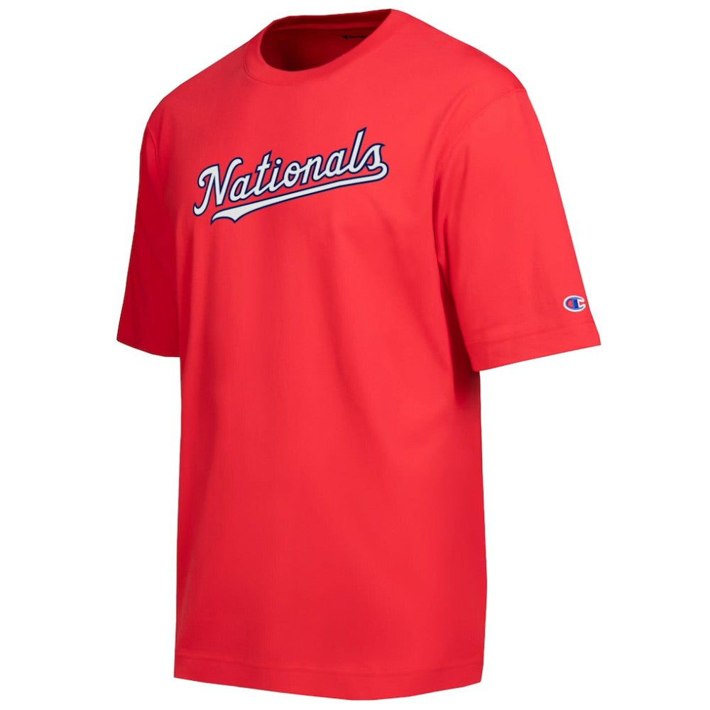 Washington Nationals Champion All Star Chenille Wordmark T-Shirt - Red