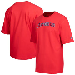 Los Angeles Angels Champion All Star Chenille Wordmark T-Shirt - Red