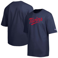 Minnesota Twins Champion All Star Chenille Wordmark T-Shirt - Navy